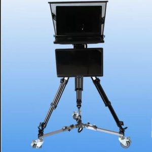 22 Inch Professional Self-reversing Monitor Prompter Broadcast Teleprompter for Speaker Speech Interview in Studio