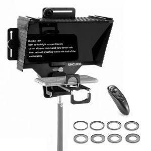 UNCUCO Teleprompter For Video TV/Interview/Live Streaming/Presentation