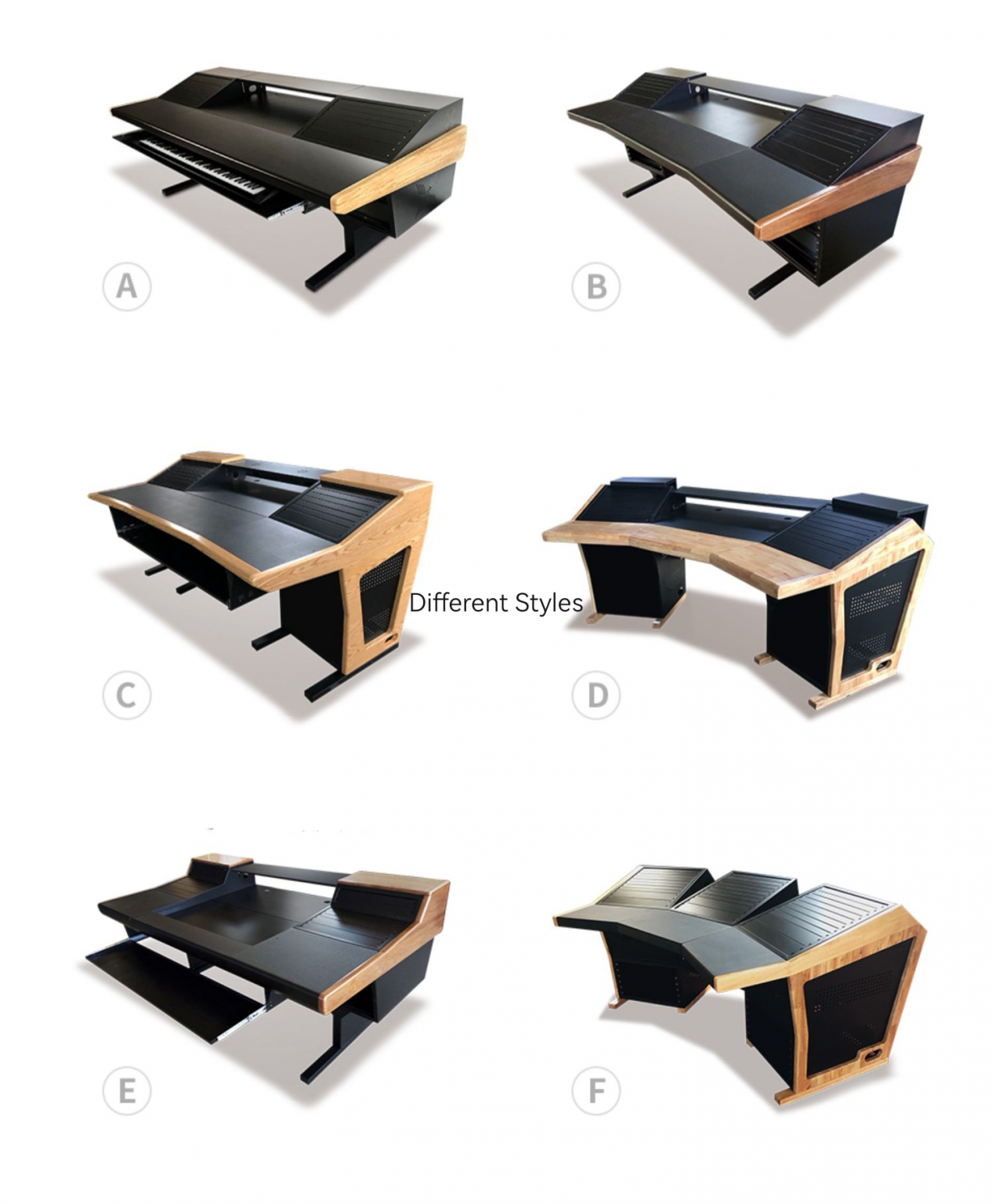 Recording Studio Table For Audio Control Console Mixer - Radio / TV ...