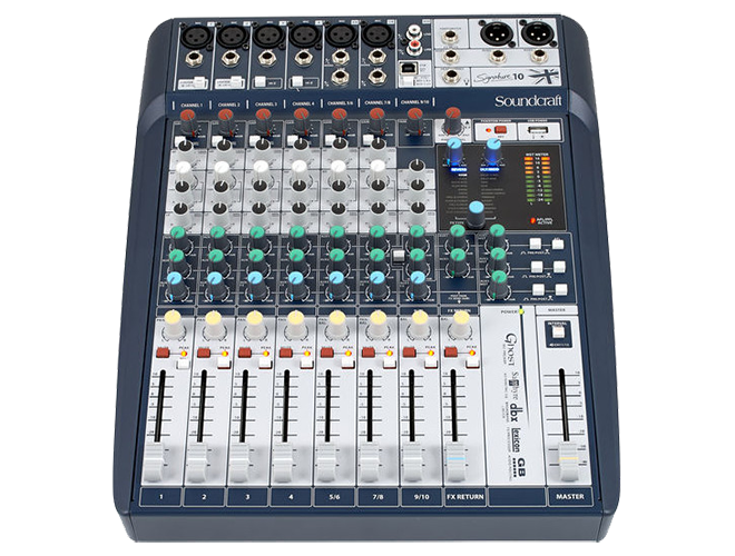 soundcraft signature 10 studio mixer - on air 2K soundcraft - radio studio package - teko broadcast