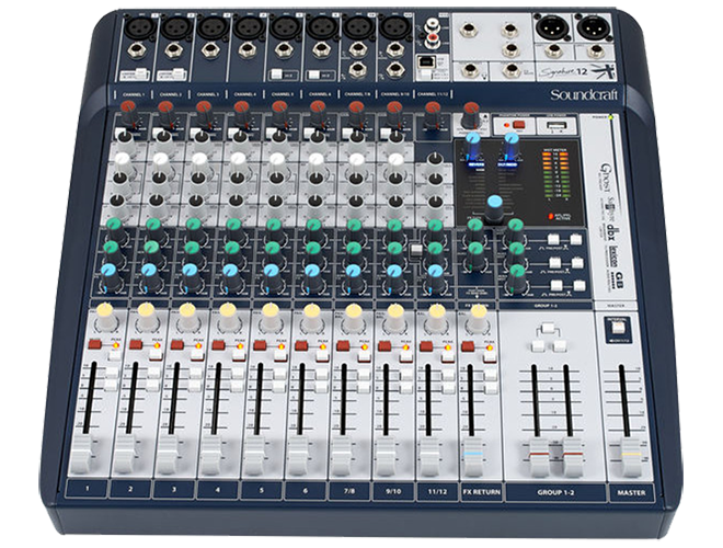 soundcraft signature studio mixer - on air 6k soundcraft - radio studio package - teko broadcast