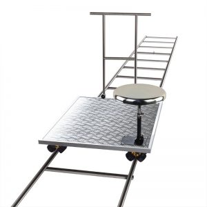 9M Manned Professional Camera Track Rail Car For Film Television Studio