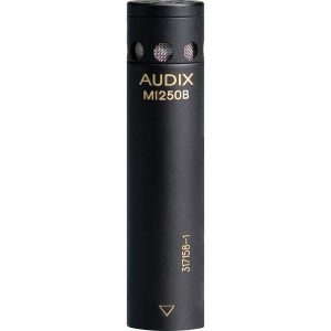 Audix M1250B-W Miniaturized Condenser Microphone (Cardioid, White)