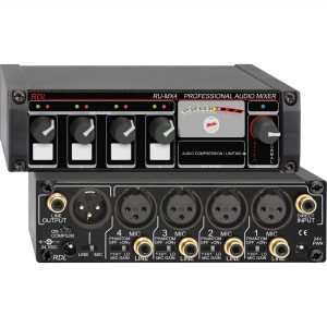 RDL RU-MX4 4-Channel Mic/Line Mixer