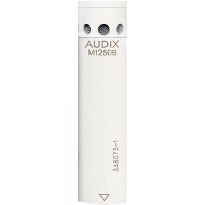 Audix M1250BWO Miniaturized Condenser Microphone (Omnidirectional, White)