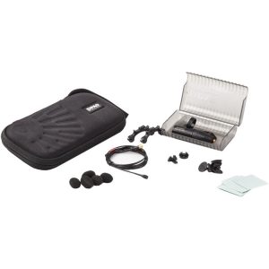 DPA Microphones 4060 CORE Normal-Sensitivity Omni Lavalier Microphone with Instrument Accessories Kit (Black)