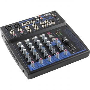 Gemini Compact 8-Channel Bluetooth Audio Mixer with USB