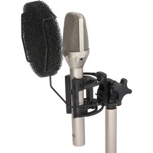 Microtech Gefell UMT 70 S Multipattern Studio Condenser Microphone with Accessories Bundle (Satin Nickel)