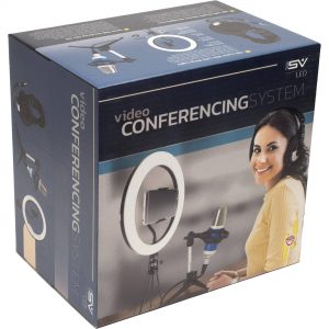 Nady VCS700 Video Conferencing System with LED Ring Light, Mic, and Headphones