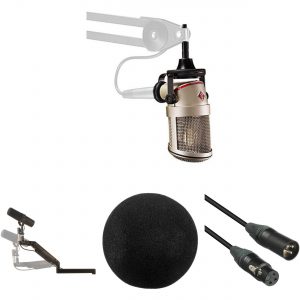 Neumann BCM 104 Condenser Broadcast Microphone Kit with Boom Arm, Cable, and Windscreen
