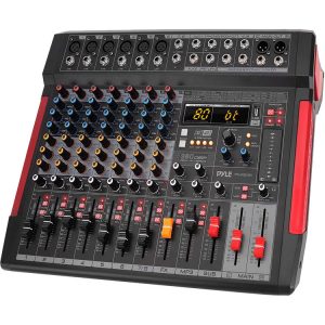 Pyle Pro 8-Channel Audio/USB/380-Digital Effects Mixer