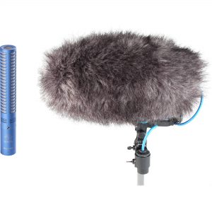 Schoeps MiniCMIT Mono Windshield Set Short Shotgun Microphone with Included Windshield (Blue)