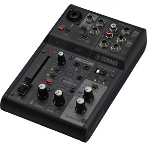 Yamaha AG03MK2 3-Channel Mixer & USB Audio Interface (Black)