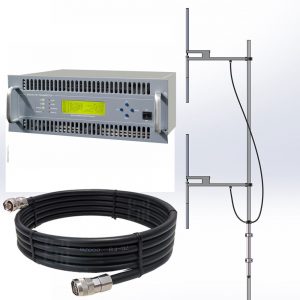 Package 2KW Professional FM Transmitter Antenna and Accessories