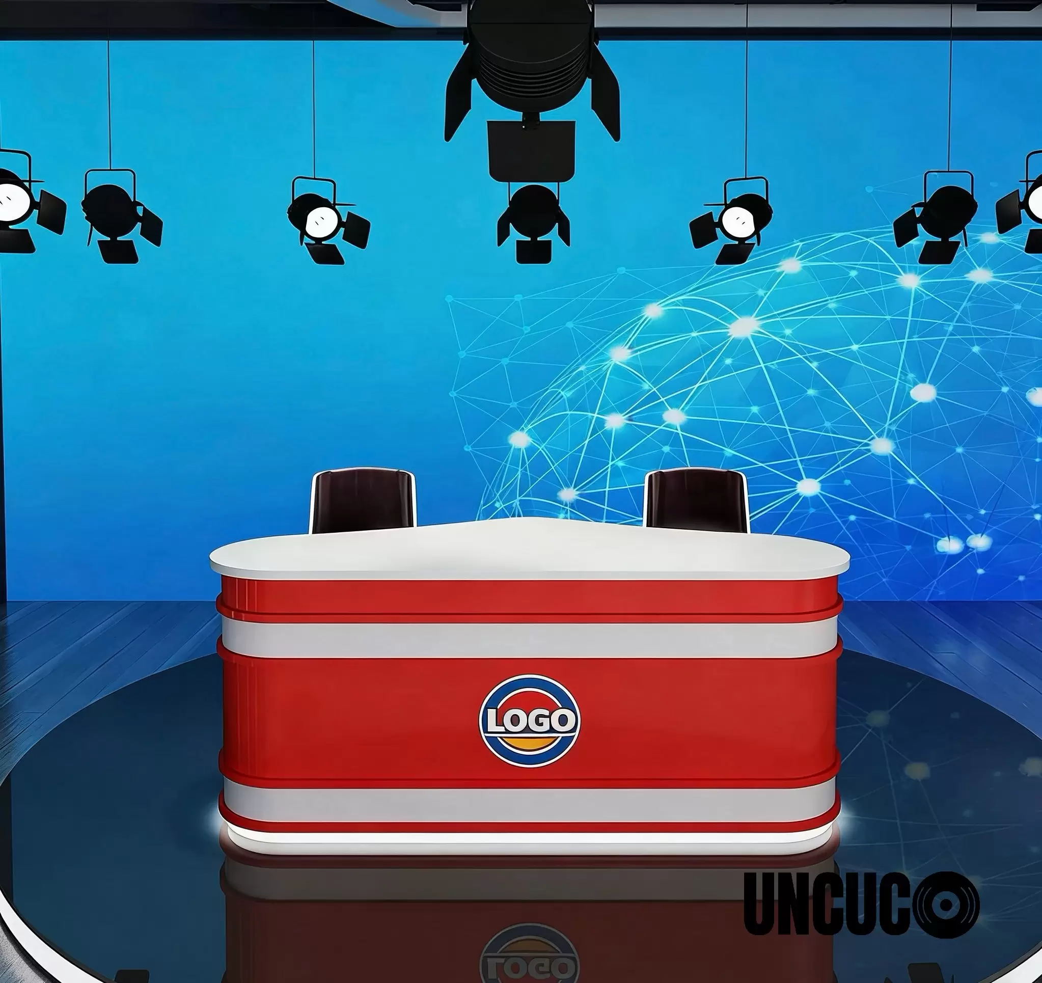 UNCUCO Customized Studio Table For TV Station