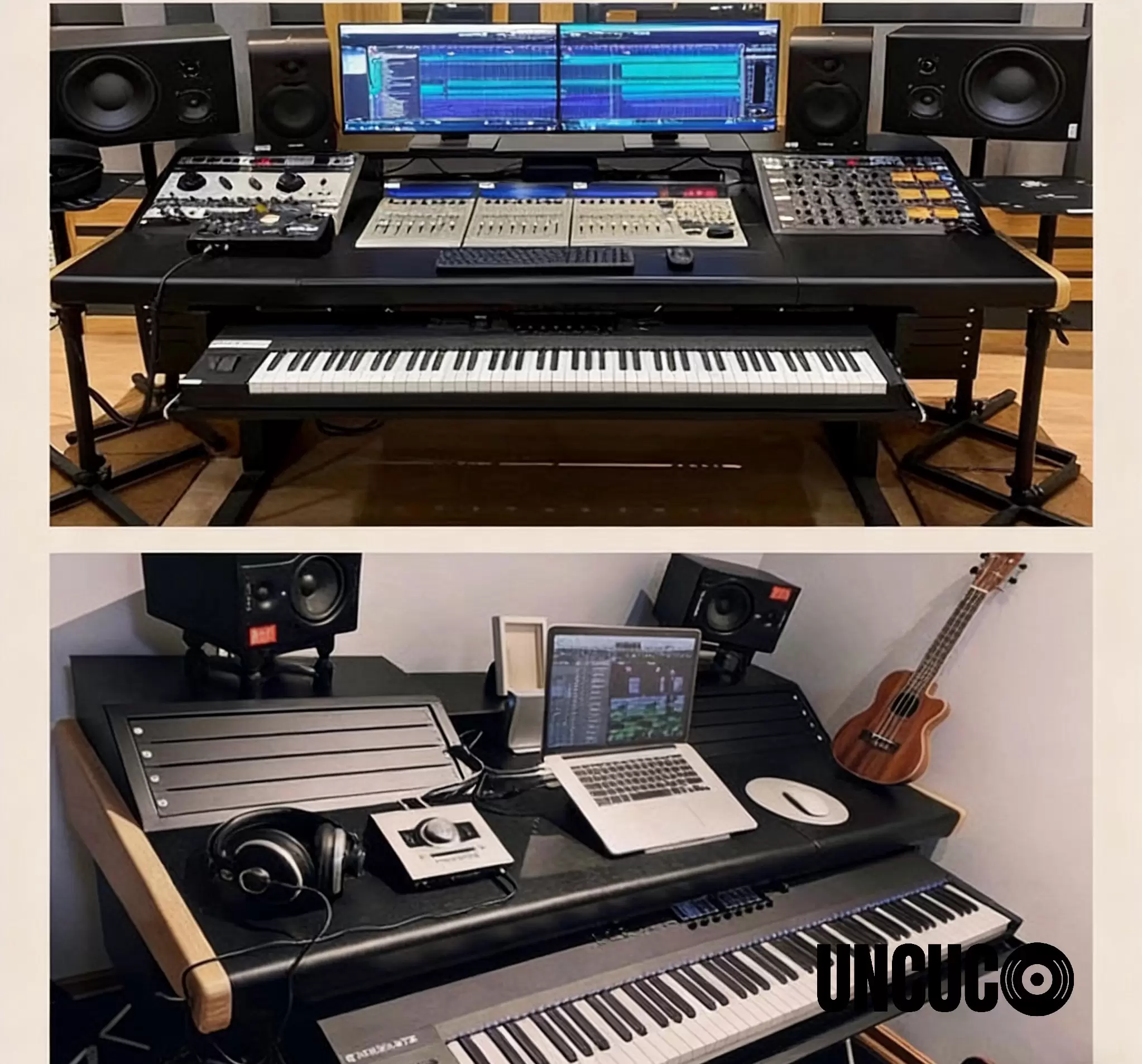 UNCUCO A-Style 1.8M Recording Studio Workbench Arrangement Desk Music Audio Control Mixer Table