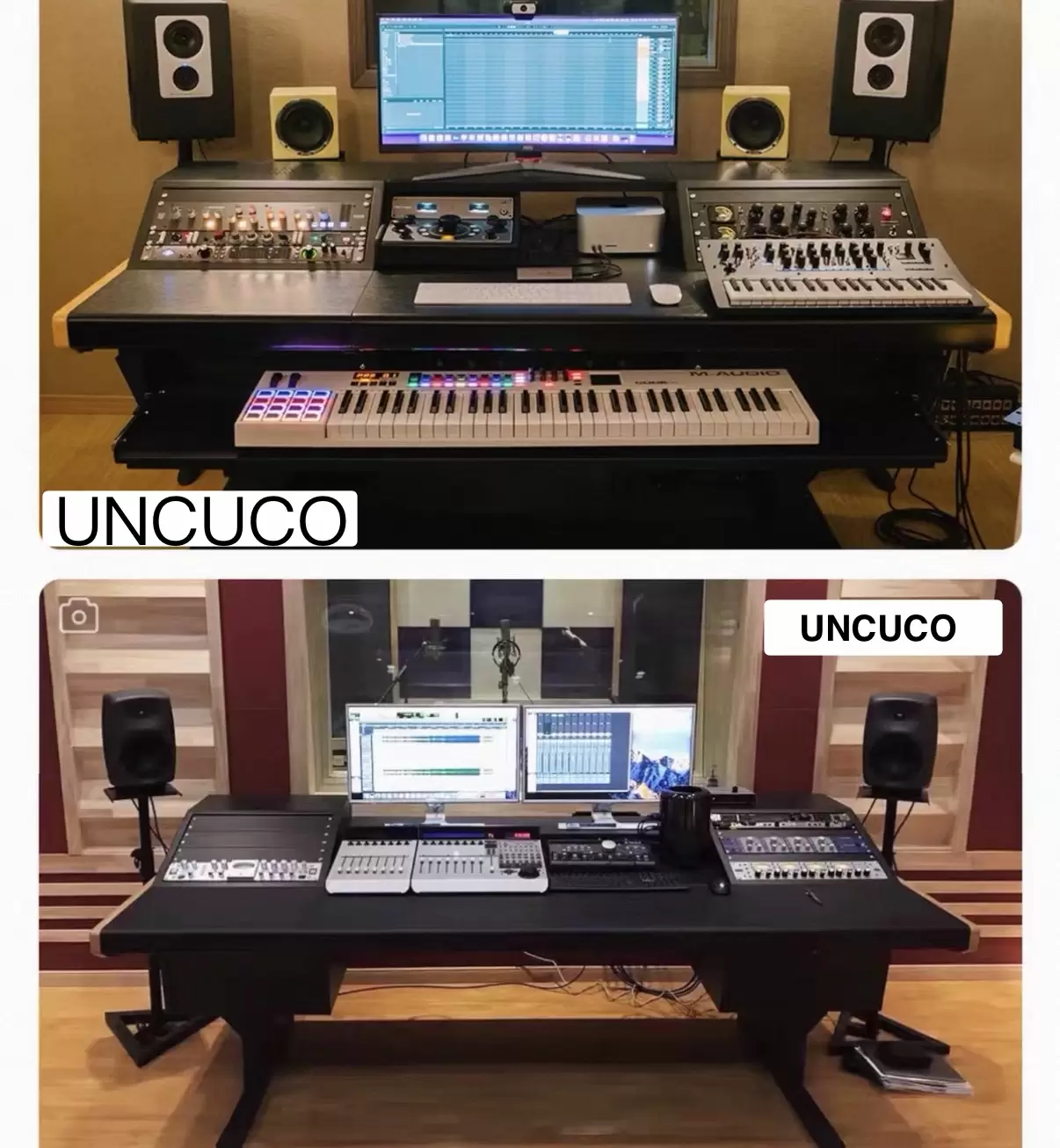 UNCUCO A-Straight Type Professional Recording Studio Desk-Music Production
