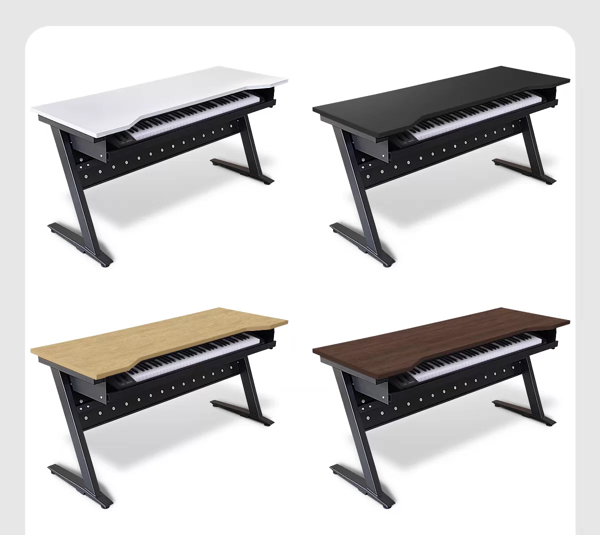 UNCUCO 88 Key Electronic Piano Desk MIDI Keyboard Recording Synthesizer Table