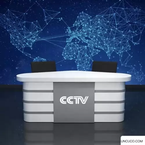 UNCUCO TV Broadcast Studio Desk UNCUCO TV Broadcast Studio Desk