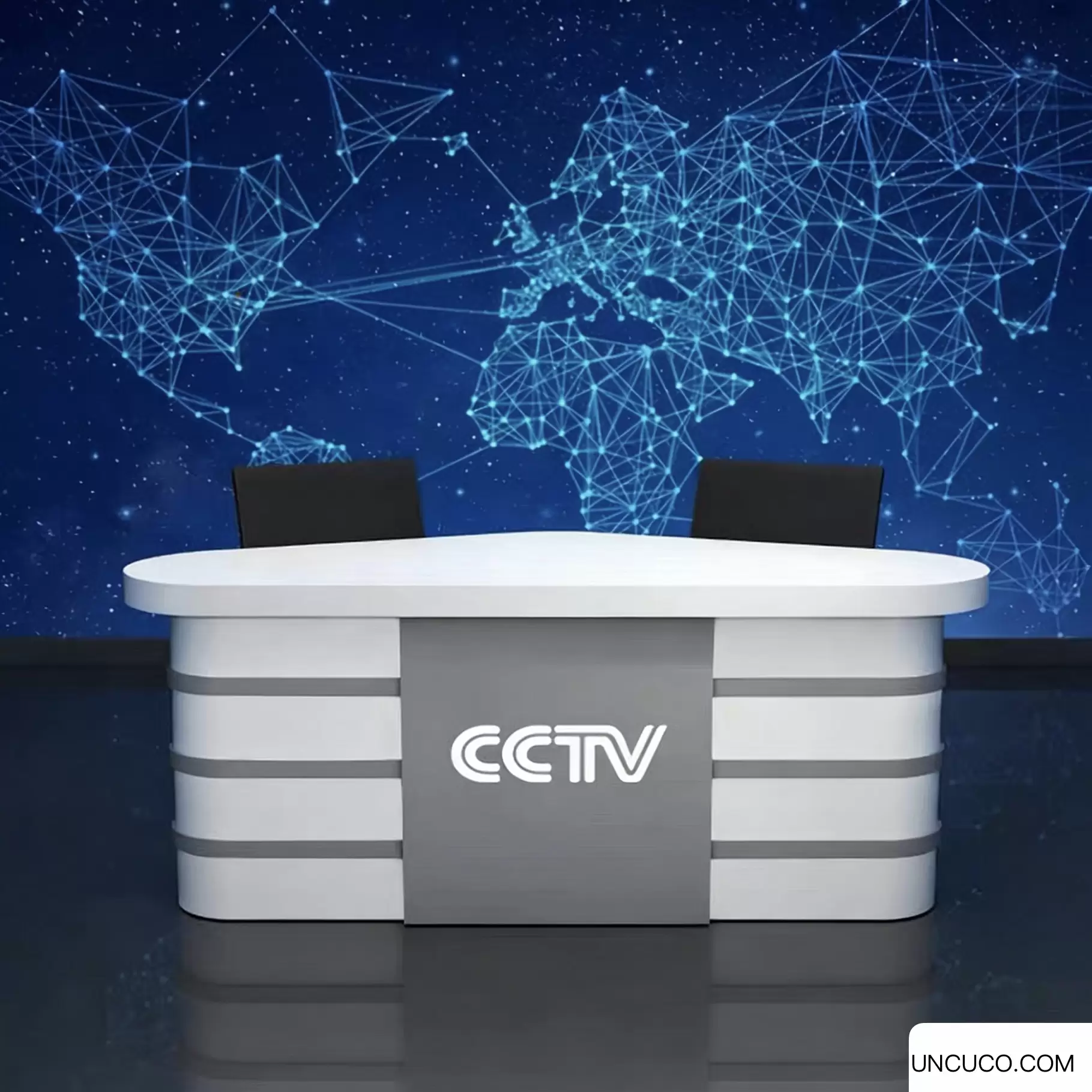 UNCUCO TV Broadcast Studio Desk