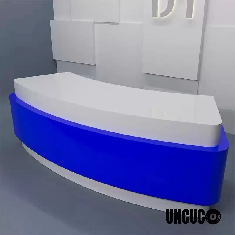 UNCUCO Anchor News Video Studio Desk Table For TV Station Broadcasting