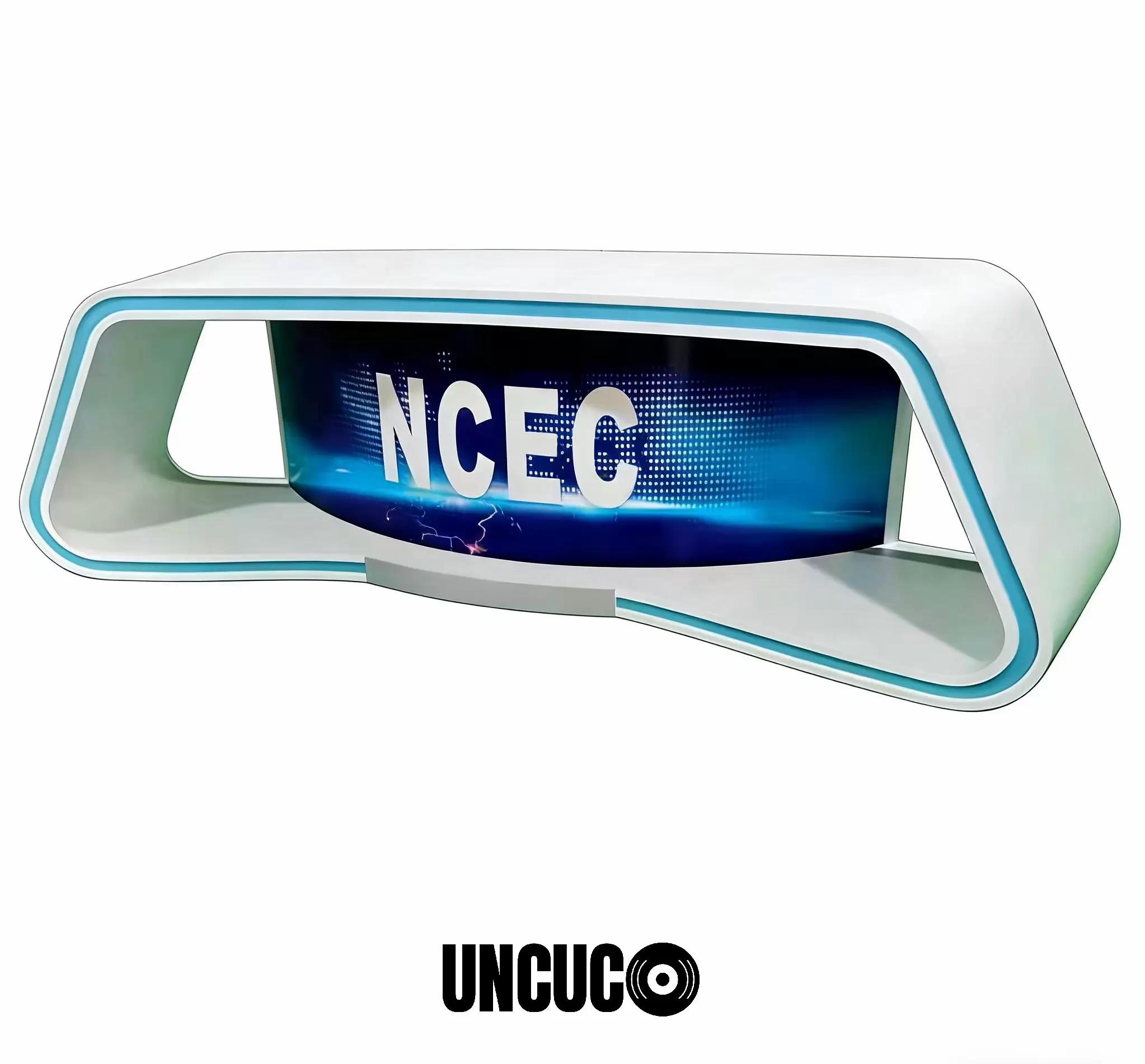 UNCUCO TV Video Studio Table For Live Broadcast News