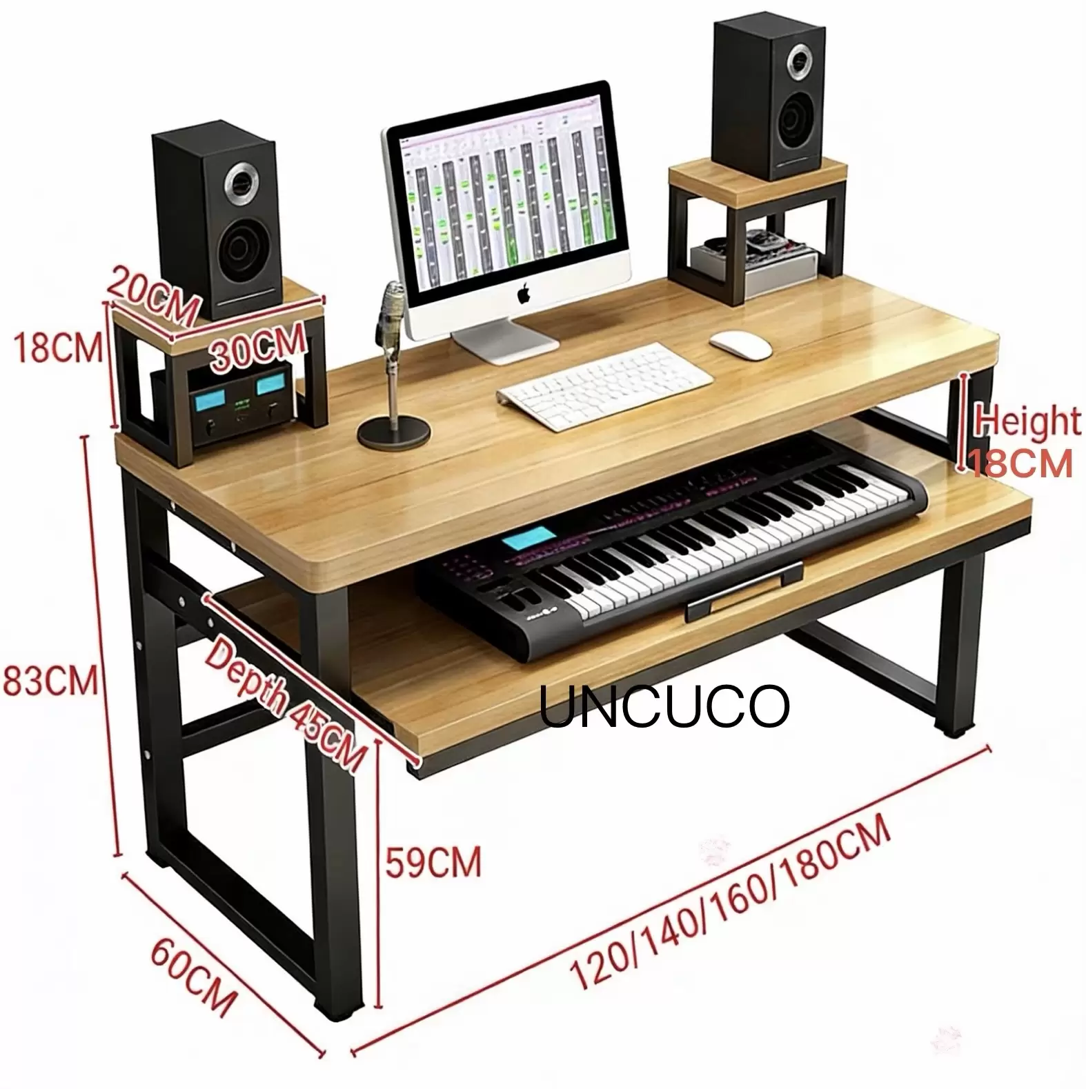 UNCUCO electric piano desk