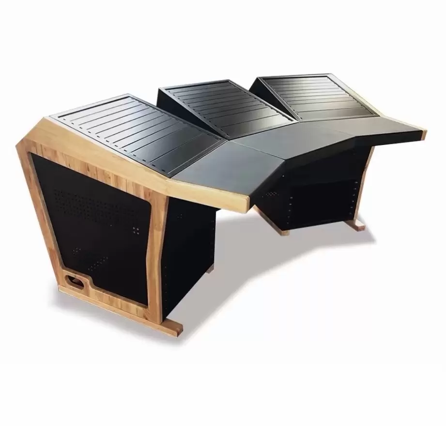 UNCUCO F-Type 3-Rack Studio Desk For Audio Production Console