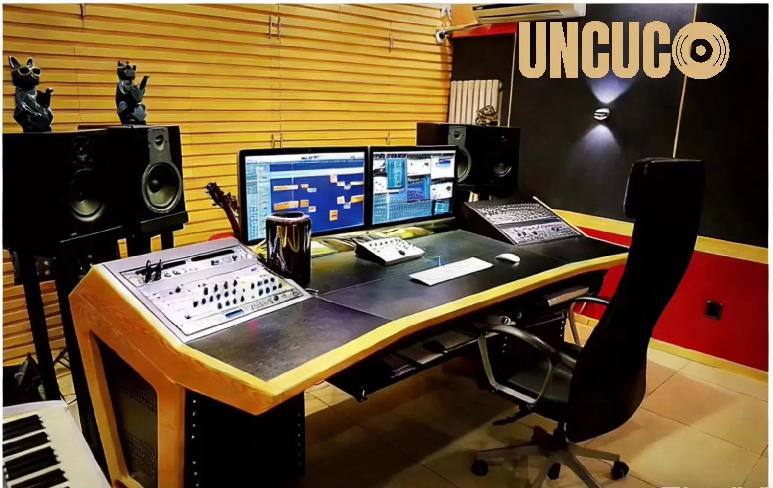 UNCUCO Recording Studio Audio Console Table Customized Size and style