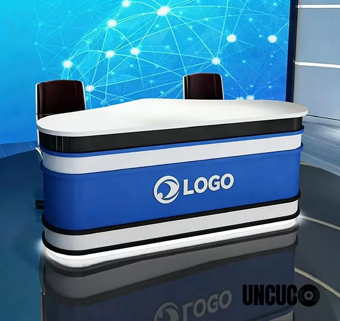 UNCUCO Custom Triangle Video Podcast Desk