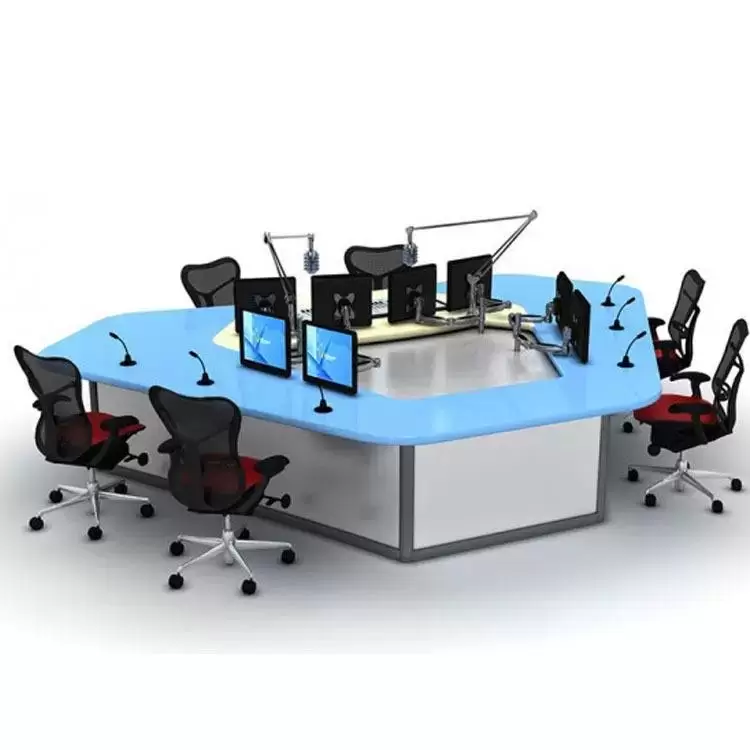 Large Round Table for Podcasting