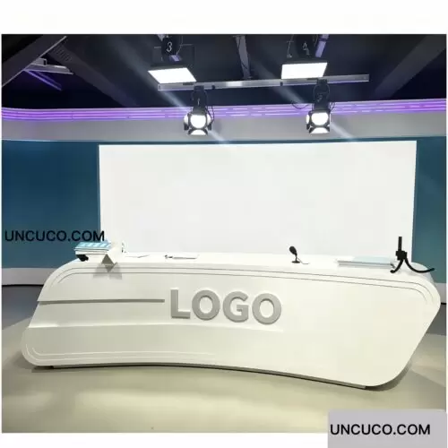 Custom TV News Desk Custom TV News Desk