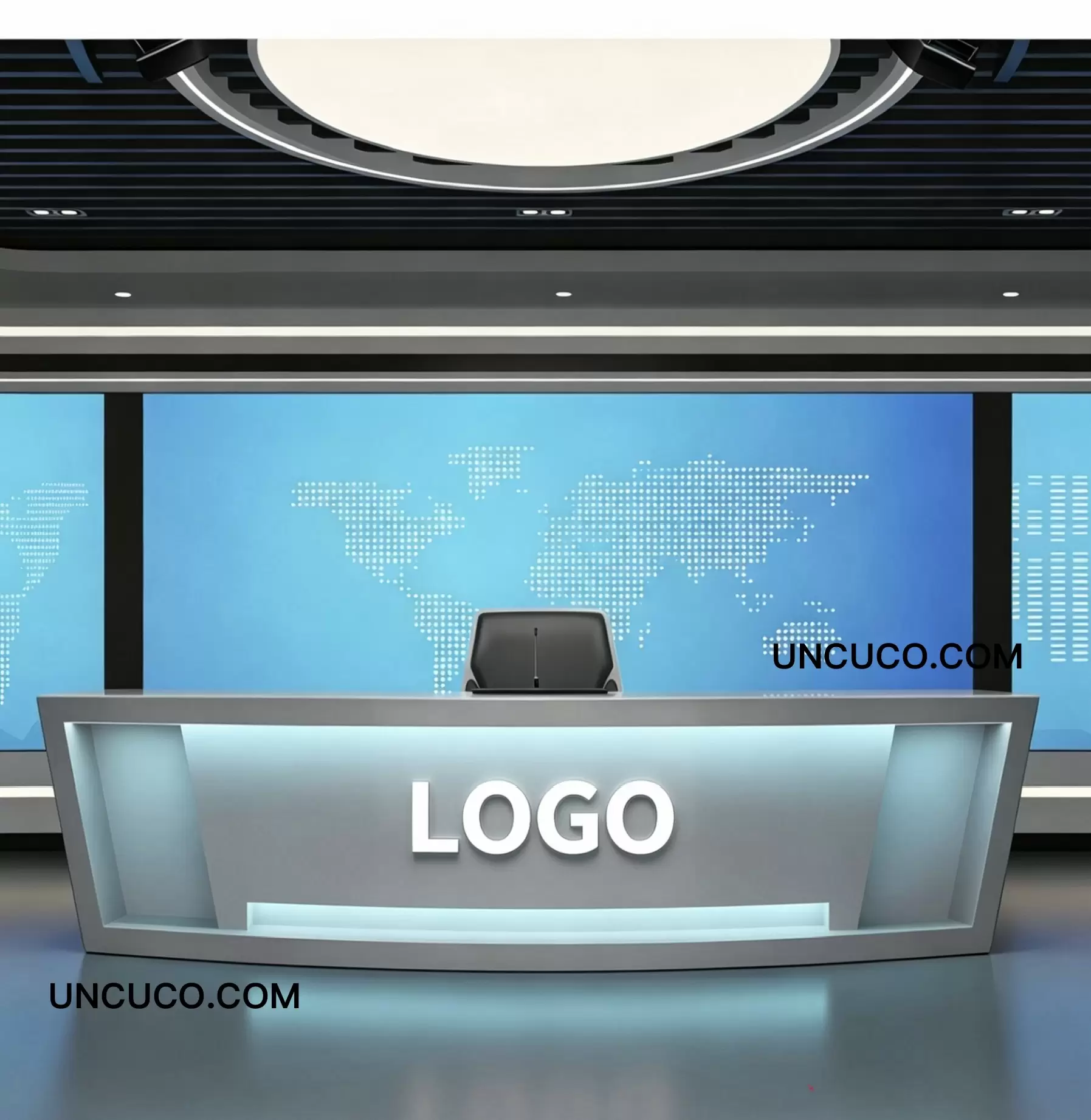 News Broadcast Desk