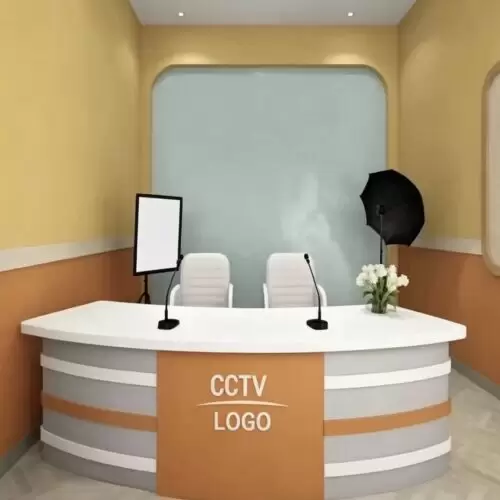 Curved Broadcast Table Curved Broadcast Table