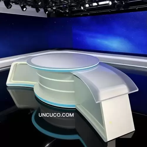 Wide Angle Large News Desk Wide Angle Large News Desk
