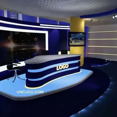 Newsroom Anchor Desk Newsroom Anchor Desk
