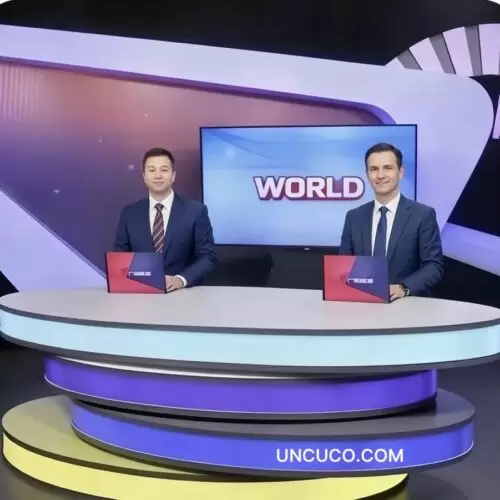 Newscast Desk Digital Front Newscast Desk Digital Front