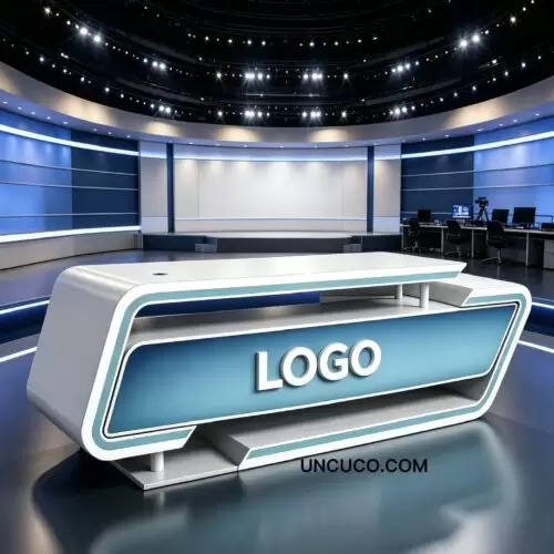 News Anchor Style Desk News Anchor Style Desk