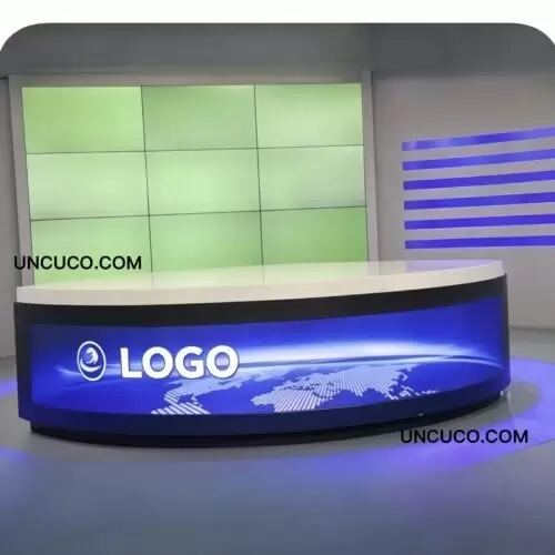 Newscaster Desk Newscaster Desk