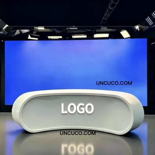 News Studio Desk Green Screen News Studio Desk Green Screen
