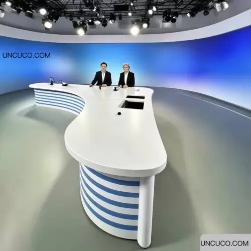 Large Talk Show Table Design Large Talk Show Table Design