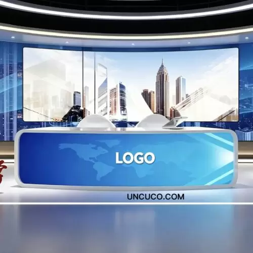 Straight News Anchor Desk Straight News Anchor Desk