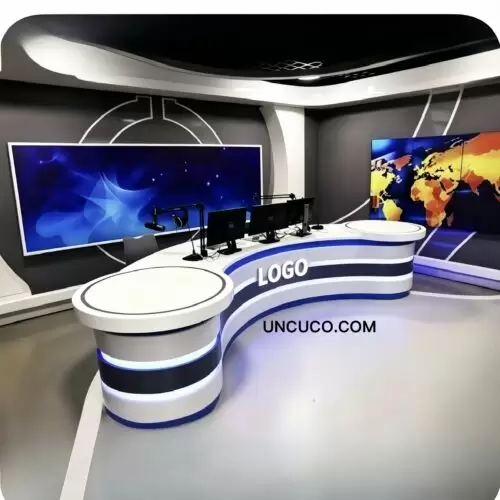 Wide Angle News Anchor Desk Wide Angle News Anchor Desk