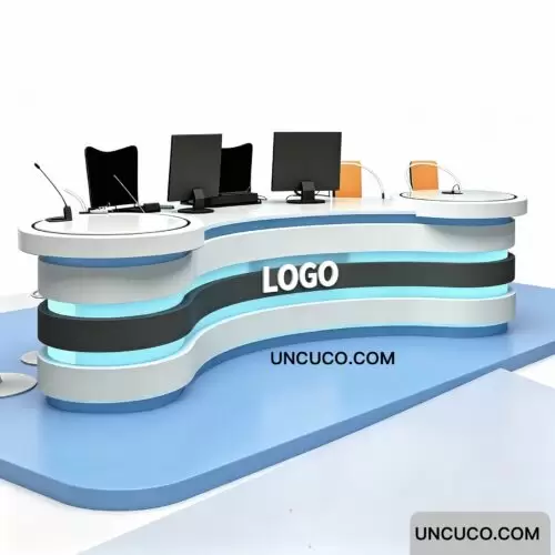 Wide Angle Radio Talk Show Desk Wide Angle Radio Talk Show Desk